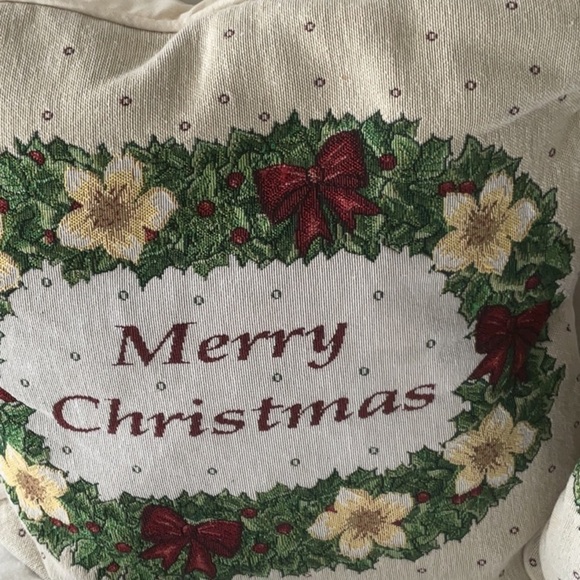 Festive Red and Green Holiday Pillows - Picture 3 of 5